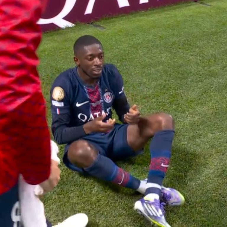Watch: Dembele paying his last sincere tribute to Diogo Jota