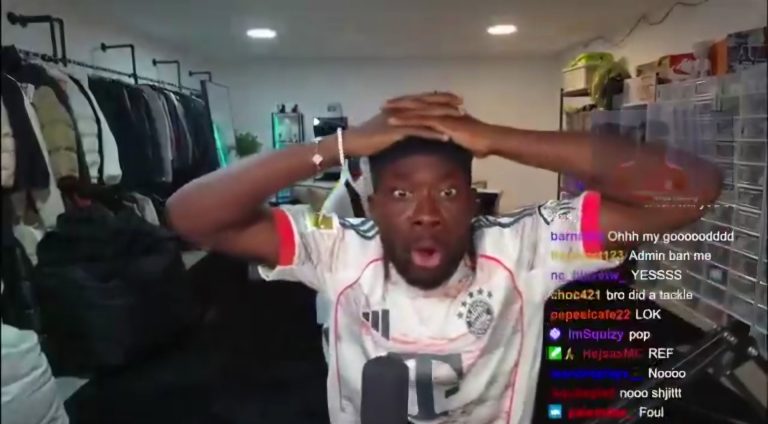Alphonso Davies’ Heartbreaking Reaction to Musiala’s Injury Caught Live on Stream