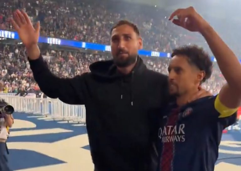 Watch: Donnarumma bids unbelievable farewell to Paris Saint-Germain fans.